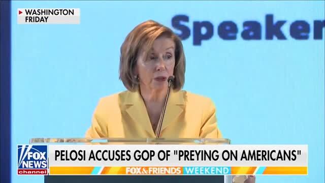Pelosi: Republicans Talk About Praying in Church ‘and Then They Prey on People’