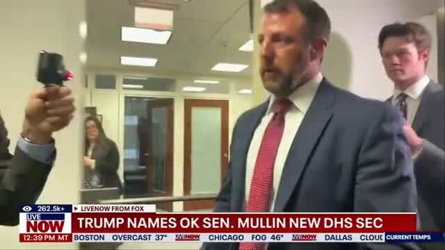 Sen. Mullin: I Got Phone Call from the President Right Before the Statement Went Out