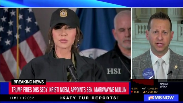 Dem Rep. Moskowitz: I’m Glad Trump Found His Old Apprentice Self, and Decided to Fire Noem