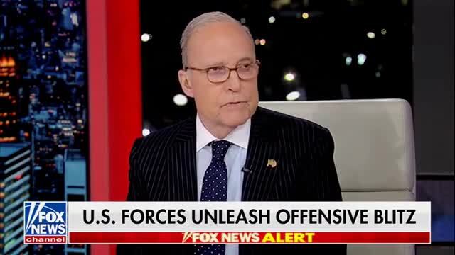 Kudlow to the ‘Pessimistic Lefties:’ One or Two Ships Coming Through the Strait of Hormuz Will Drop the Oil Price Substantially