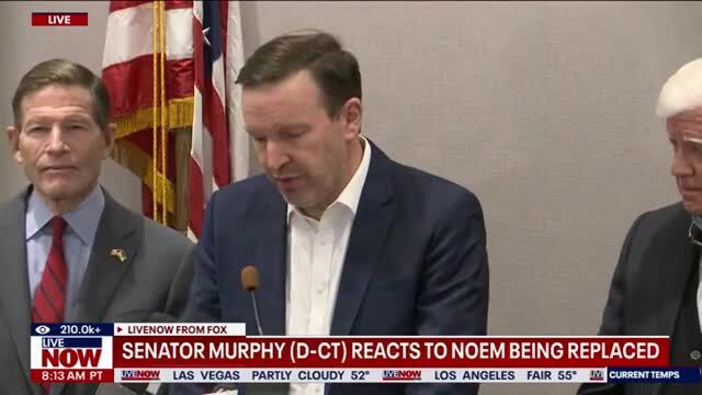 Sen. Murphy: I Cannot Vote to Fund DHS When They Are ‘Murdering American Citizens with Impunity’