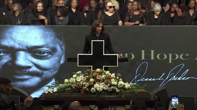 Kamala Harris at Rev. Jesse Jackson’s Funeral: ‘I Predicted a Lot About What’s Happening Right Now’