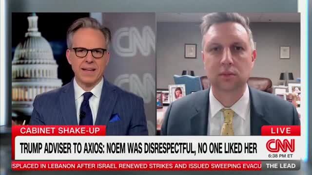 Rep. Seth Magaziner: It Says a Lot About Trump That What Got Kristi Noem Fired ‘Was Not American Citizens Being Murdered’ by ICE