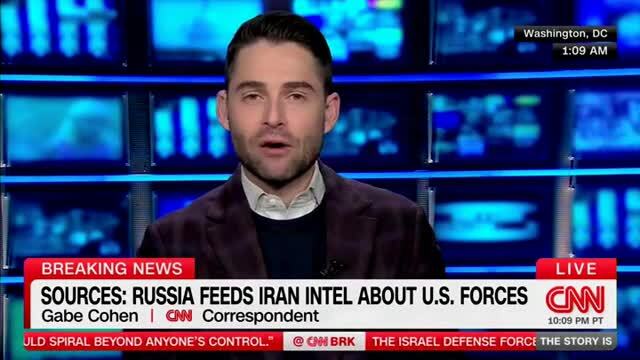 Gabe Cohen: Russia Is Providing Intelligence So ‘Iran Can Target’ U.S. Troops and Assets