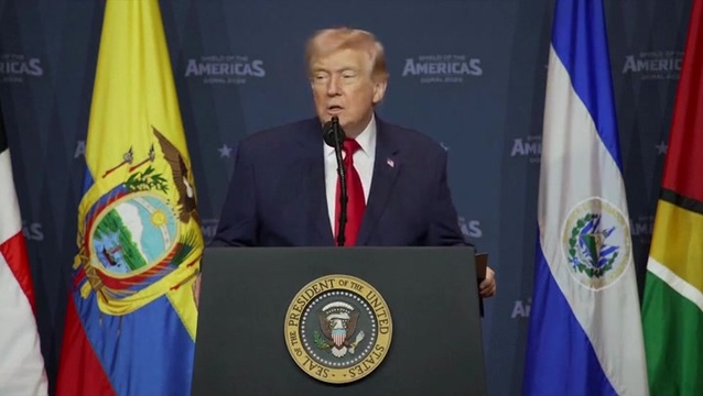 Trump Speaks at Shield of the Americas Summit: ‘We’re Doing Very Well in Iran’; ‘We Did the World a Favor’
