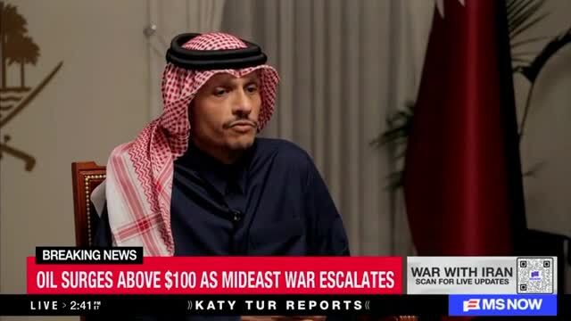 Qatari PM: ‘This Miscalculation by Iran to Attack Other Gulf Countries Has Destroyed Everything Here’
