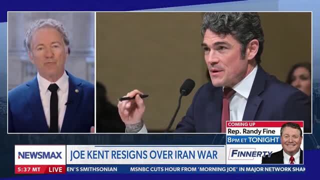 Senator Rand Paul Backs Joe Kent’s Claim that Iran Was ‘No Imminent Threat’