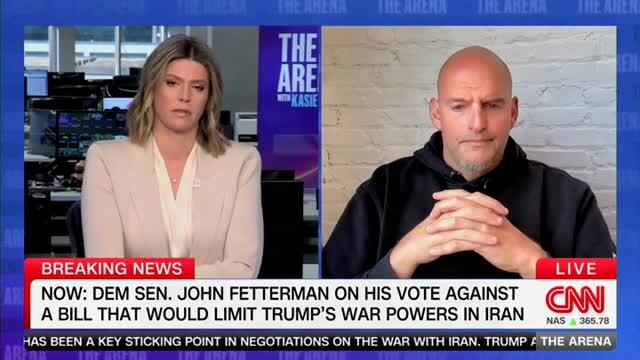 Fetterman: ‘Definitely’ the Democratic Party Has a Problem with Anti-Semitism