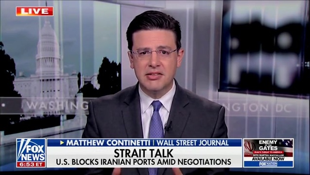 Continetti on U.S. Blockade of Hormuz: We’re on the Verge of a Transaction That Could Shape the Middle East and Make the World a Safer Place