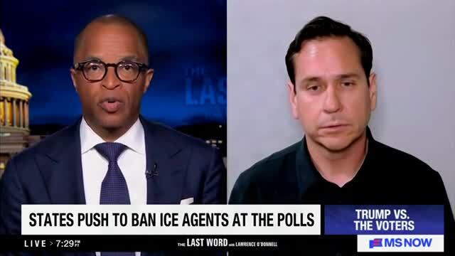 Cisco Aguilar on ICE Agents at the Polls: ‘It’s a Felony in Nevada to Intimidate a Voter’