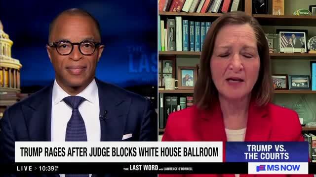 Barbara McQuade: ‘I Don’t Think It’s Very Likely’ That the Trump Administration’s Appeal Will Succeed in the Ballroom Case