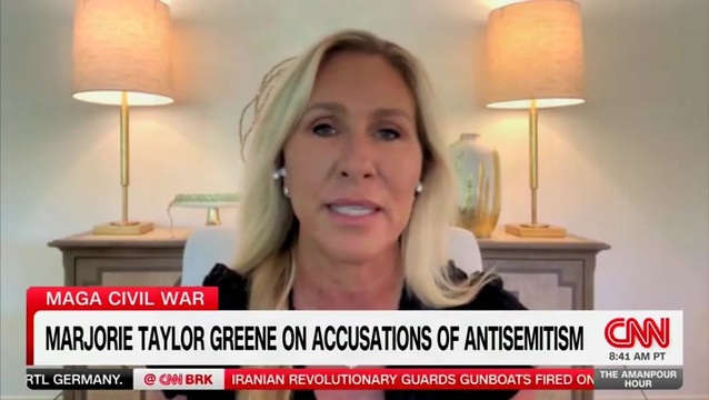 Marjorie Taylor Greene: ‘It‘s Not Anti-Semitic To Be Against the Secular Government of Israel and Their Wars’