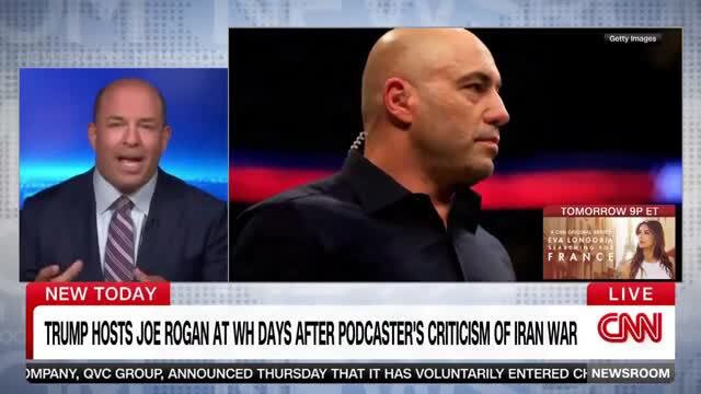 Brian Stelter: Trump Has Tried to Excommunicate Other Podcasters Over Criticism of the Iran War, But He’s Playing Nice with Joe Rogan