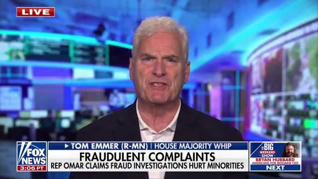 Tom Emmer Says Rep. Ilhan Omar Should Be Fired After Her Congressional Financial Disclosures Were Revised from $30M to Less Than $100K
