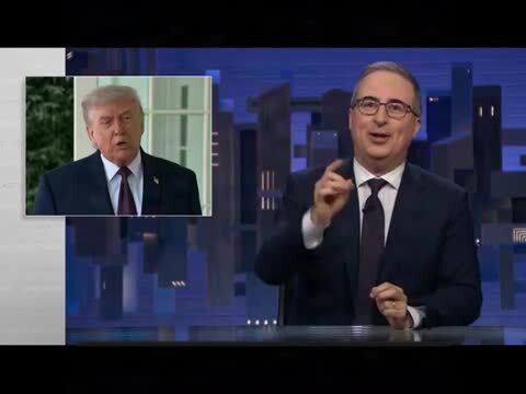 John Oliver Mocks Trump-Jesus Meme: ‘Oh, that Makes Sense, a Doctor’