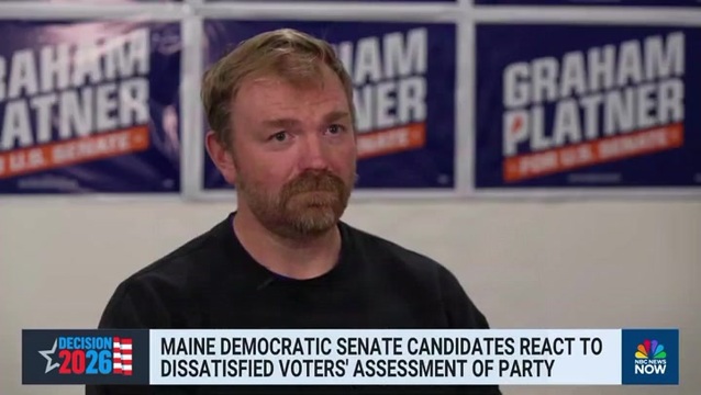‘Sounds Right to Me’: Graham Platner Agrees with Focus Groups Describing Democratic Party as ‘Weak, Spineless, Floundering, Ineffective’