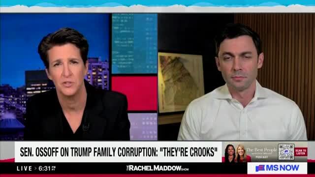 Jon Ossoff: ‘The First Family Is Pocketing Vast Sums of Money from All over the World’