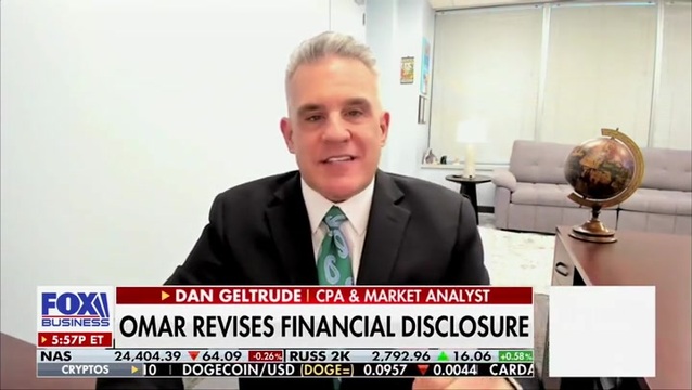 Dan Geltrude on Ilhan Omar’s Amended Assets from Millions to a Five-Digit Figure: ‘Are You Telling Me that She Didn’t Notice?’