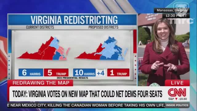 CNN’s Reporter Admits the Virginia Gerrymandering Is Insane: ‘Just Take a Look at How this Map Is Structured’