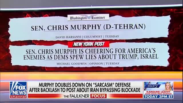 GOP Sen. Moody Slams Chris Murphy’s Comments Seemingly Praising Iran and ‘Cheering Against Our Military’