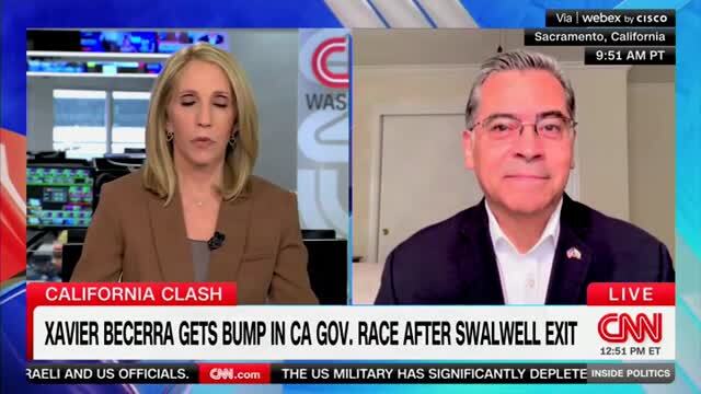 Calif. Gov. Candidate Xavier Becerra: Dem Leaders Are Still Trying to Figure Out Who to Endorse Following Swalwell’s Downfall