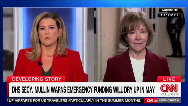 Dem Sen. Tina Smith: What We Have Achieved with Our DHS Shutdown Is a Unified Vote to Fund Everything Except ‘Illegal Agencies’ ICE and CBP