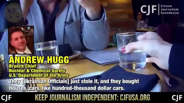 U.S. Chief of Chemical Nuclear Surety, Caught on Hidden Cam: ‘I Lived in Ukraine and Worked There with the Government,’ They’re ‘So Corrupt’