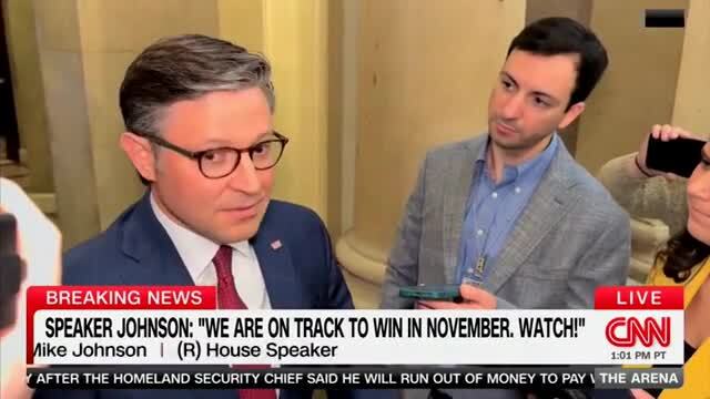 Speaker Johnson: ‘We Are on Track to Win in November’; ‘Watch’