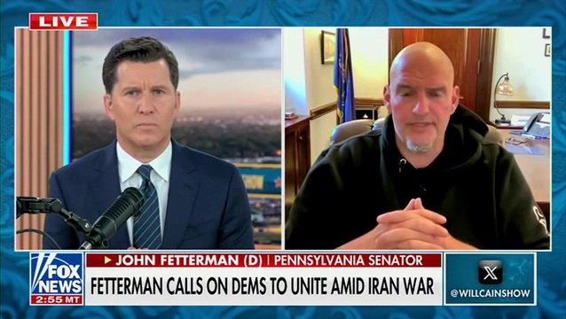Sen. Fetterman: ‘I’m Proud to Stand Firmly with Israel and Our Military’