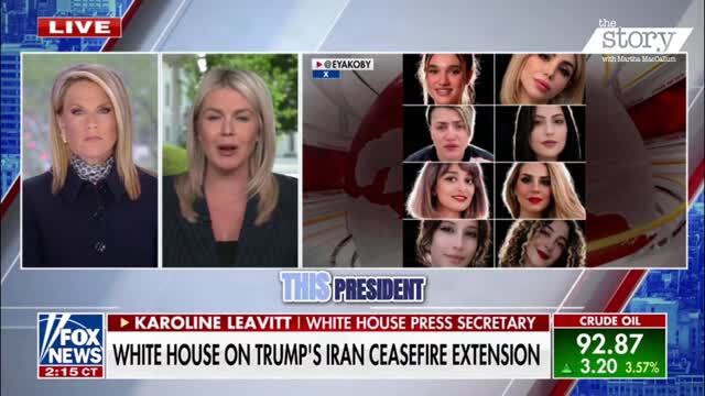 Karoline Leavitt: Internal Division in Iran Contributed to Trump’s Decision to Extend Ceasefire