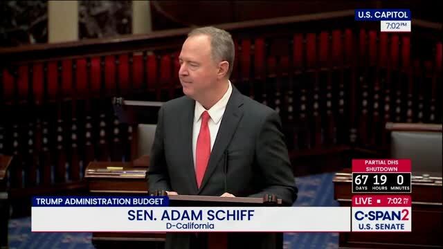 Adam Schiff Calls ICE an ‘Out of Control Police Force’ in Budget Hearing