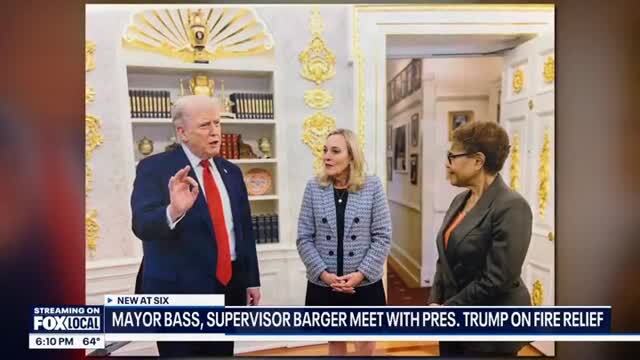 LA Mayor Bass Calls Trump Meeting ‘Very Positive’ After Demanding Billions in Federal Aid