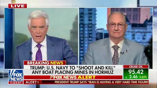 Ret. Gen. Arnold Punaro: If We Allow Iran to Control the Hormuz Strait, It’d Set Terrible Precedent for China