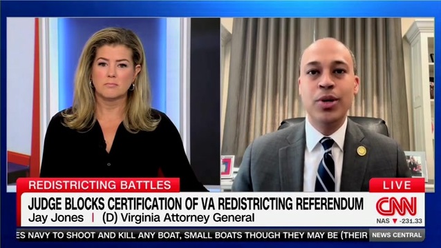 Va. AG Jay Jones: We Won’t Have One Activist Judge Try to Offset the Will of the People on Redistricting