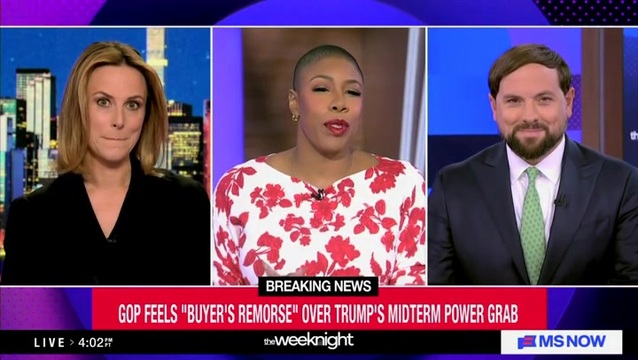 MS Now’s Alicia Menendez on Republican Party’s Redistricting Effort Backfiring: It’s a ‘Perfect Storm’ for Republicans