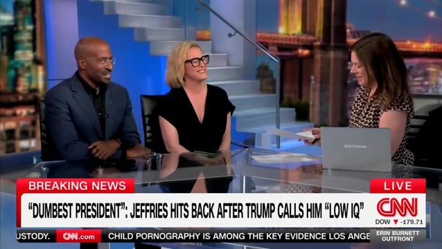 Referring to Jeffries Calling Trump ‘Dumb,’ S.E. Cupp Says She’s Sick of ‘Pissing Contests,’ Van Jones Answers ‘I Love It’