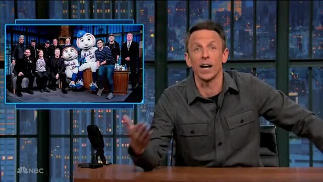Seth Meyers Uncovers Who Cursed the NY Mets in a Clip from 2006: Trump ‘Is Like Forrest Gump But Only for Bad Stuff’
