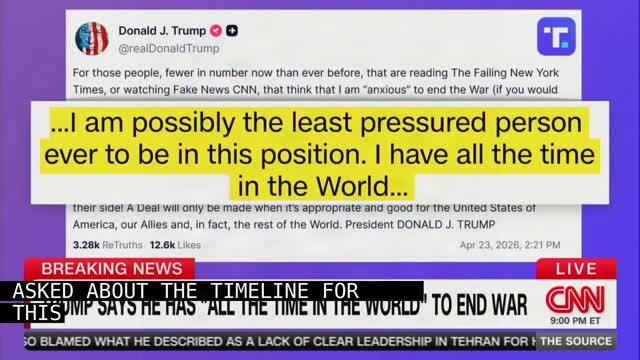 CNN’s Kaitlan Collins Calls Trump Out With Barrage of Video Receipts on Ending War