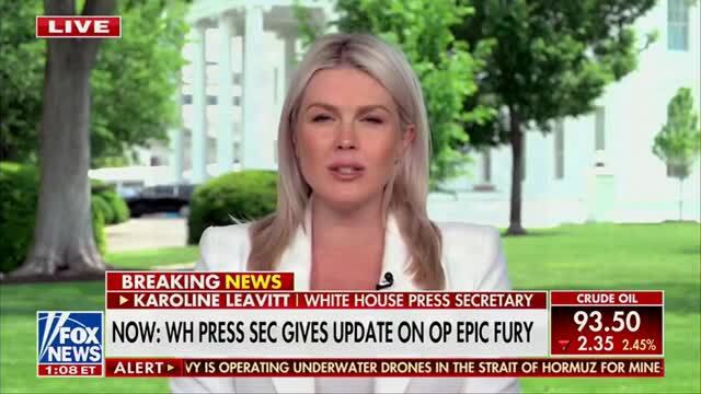 Leavitt: President Trump Has Military Options on the Table that He Always Smartly Retains as Commander-in-Chief