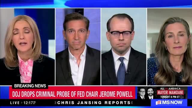 Fmr. Prosecutor on DOJ Dropping Criminal Probe into Jerome Powell: ‘Embarrassing’