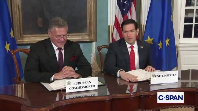 Sec. Marco Rubio Announces Mineral Agreement with EU: We Have to Ensure That These Supplies and Minerals ‘Are Available for Our Futures’