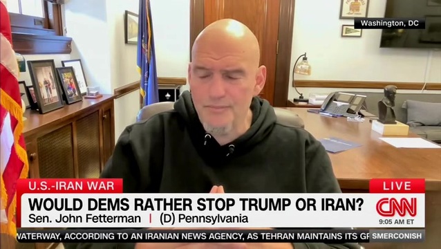 Fetterman Says Other Countries Should Join U.S. in Fighting Iran: ‘Every Country That Consumes Oil, That‘s Your War Too’