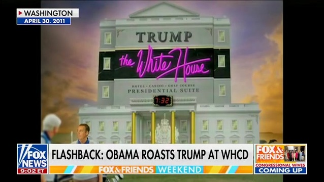 Flashback — Obama Roasts Trump at WHCD: ‘Say What You Will About Mr. Trump, He Certainly Would Bring Some Change to the White House’