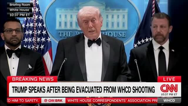 Trump on Gunshot at WHCA: In Light of This Event, I Ask All Americans to Recommit with Their Hearts in Resolving Our Differences Peacefully