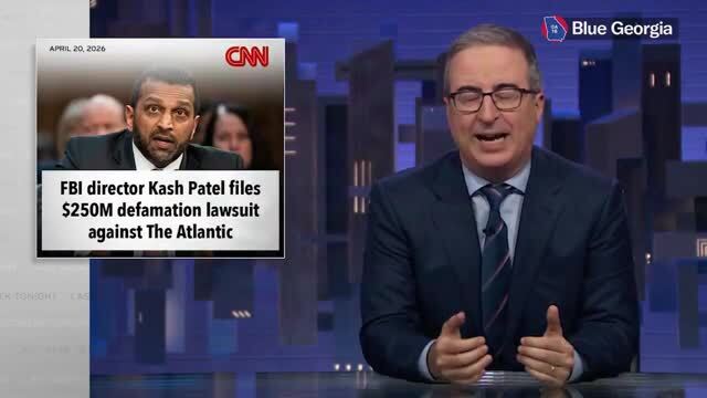 John Oliver: If I Ever Get Asked if I Was Ever Been Drunk as FBI Director, I’d Start with ‘No’