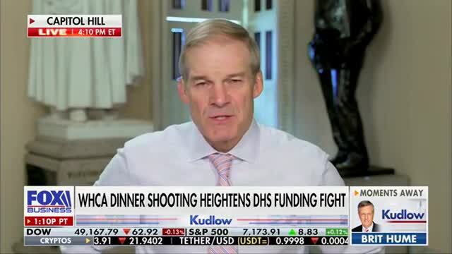 Jim Jordan: ‘It’s Interesting’ That the WHCD Shooting Happened the Same Week We Learned About the Southern Poverty Law Center