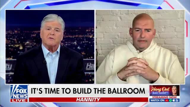 Fetterman on Dems Opposing W.H. Ballroom: It’s TDS