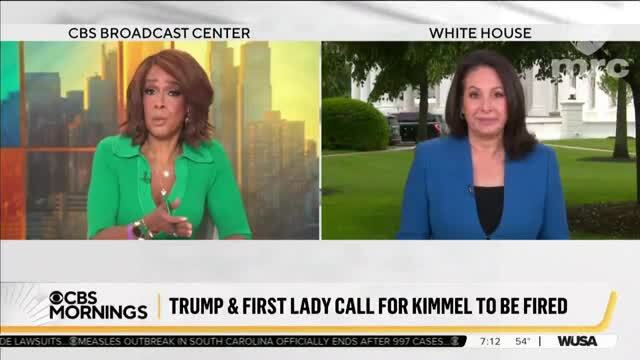 CBS’ Gayle King Defends Jimmy Kimmel Boasting About President Trump Dying