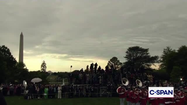 White House Flyover for the State Visit by King Charles III and Queen Camilla