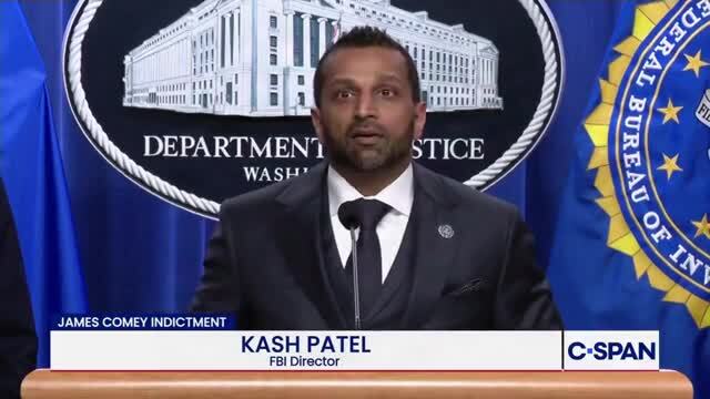 FBI Director Kash Patel on Comey Indictment: ‘Mr. Comey Will Have His Day in Court’